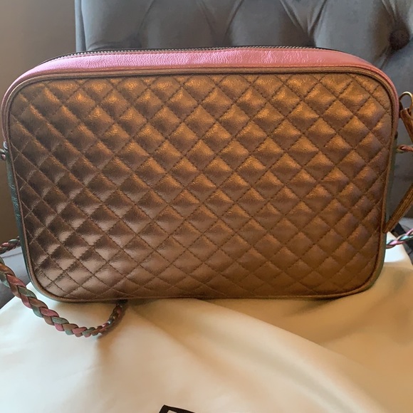 Gucci Pink & Blue Metallic Trapuntata - Picture 2 of 11
